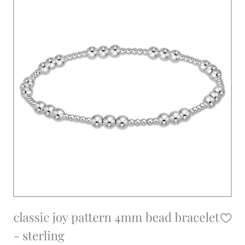 Sterling Silver Bead Bracelet